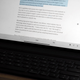 You can’t change the iPad’s cursor into an arrow, but I got used to the fingertip eventually.